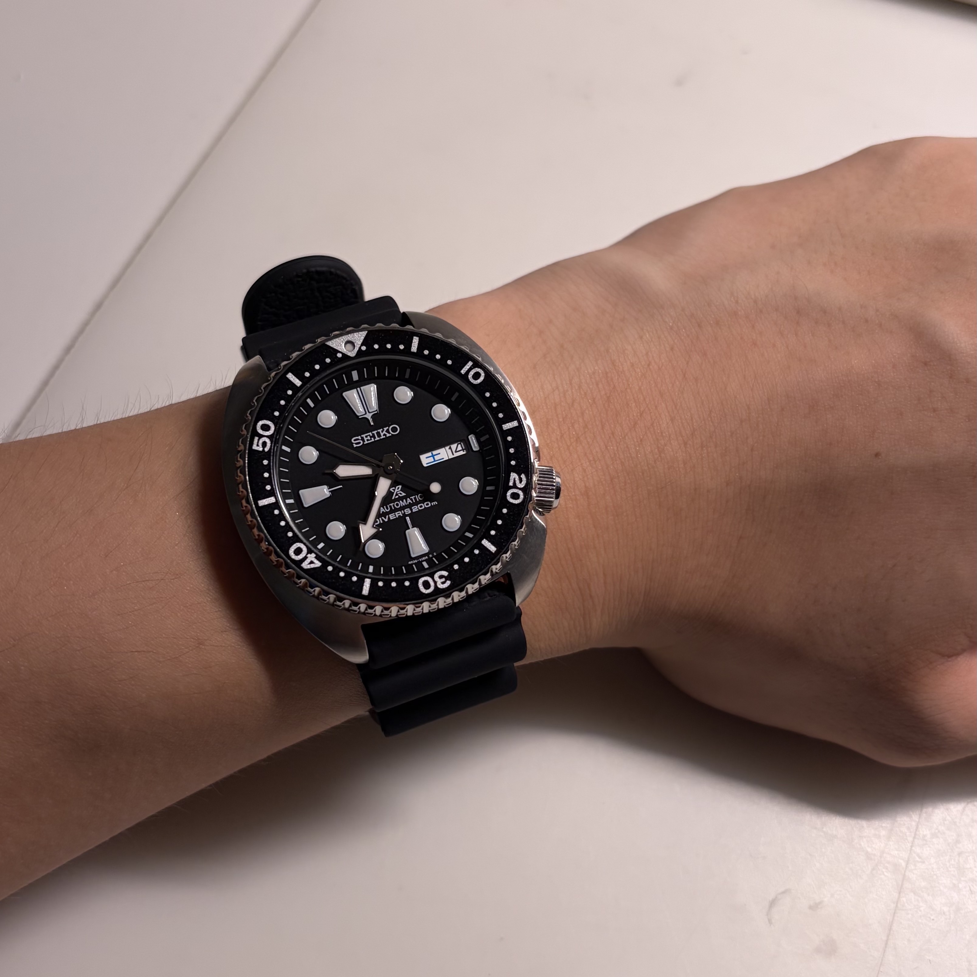 Seiko Prospex SRPE93 Black 착용 스타일