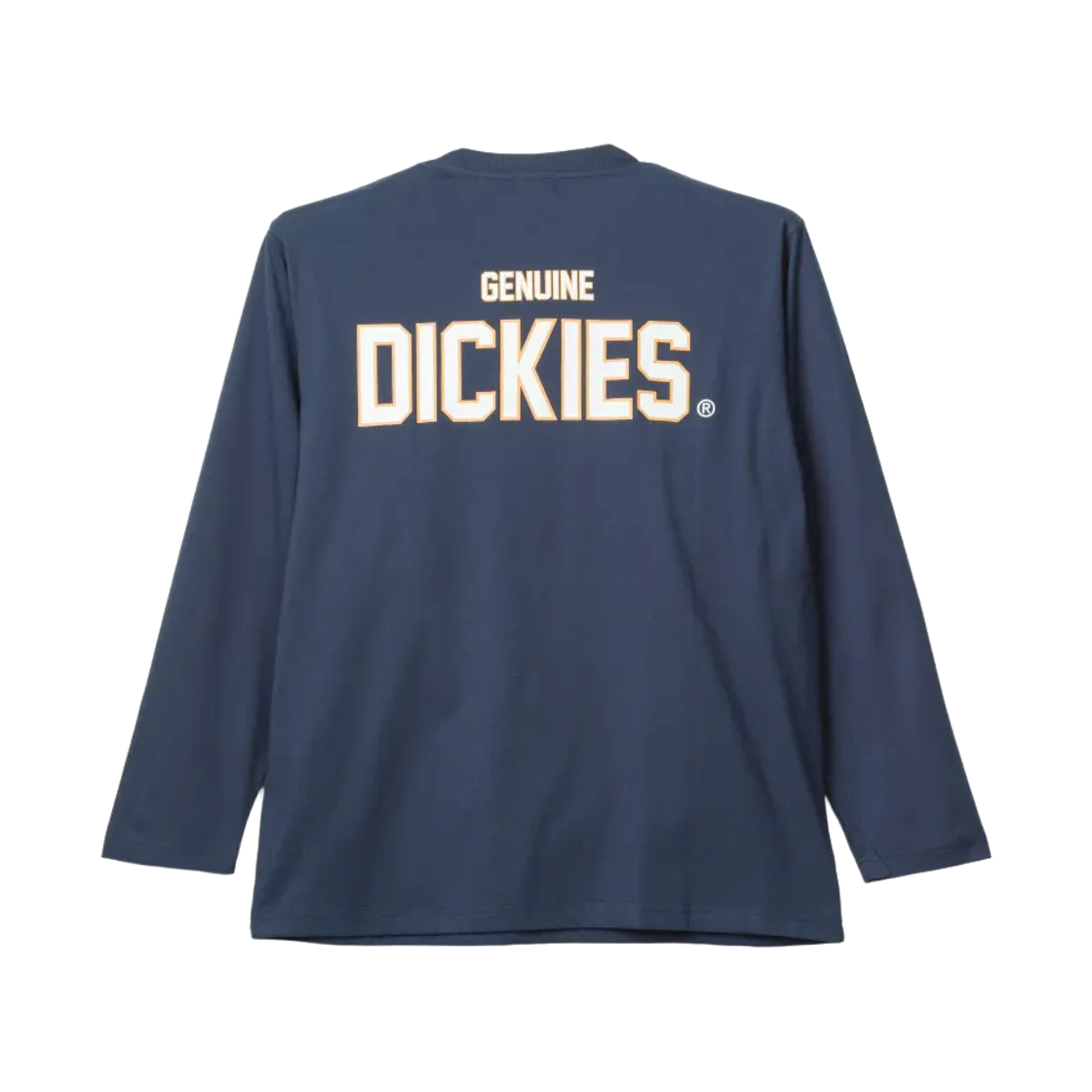 제뉴인 디키즈 백 로고 프린트 롱슬리브 티셔츠 네이비(Genuine Dickies Back Logo Print Long Sleeve T-Shirt Navy)