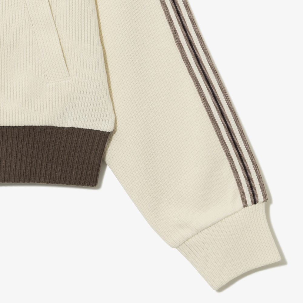 [6% 적립] 휠라 1911 여성 니트 트랙 집업 아이보리([6% 적립] FILA 1911 Women Knit Track Zip-up Ivory) - 2