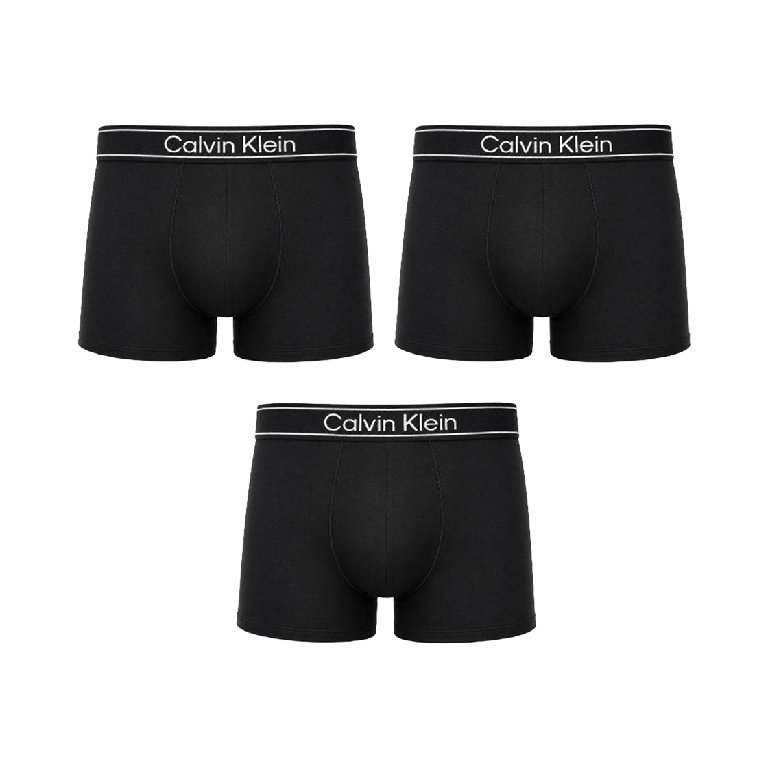 NP2829O001 Calvin Klein Viscose Blend 3-Pack Trunk Black