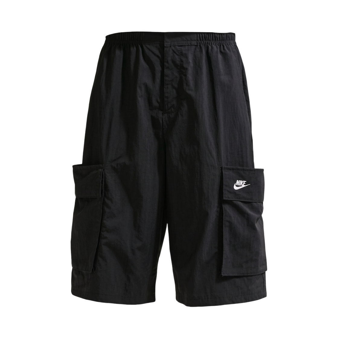 IF8543-010 Nike NSW Club Oversized Cargo Shorts Black White - Asia