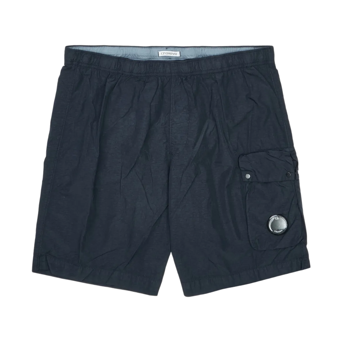 C.P. 컴퍼니 플랫 나일론 카고 스윔 쇼츠 토탈 이클립스 블루 - 25SS(C.P. Company Flatt Nylon Cargo Swim Shorts Total Eclipse Blue - 25SS) - 1