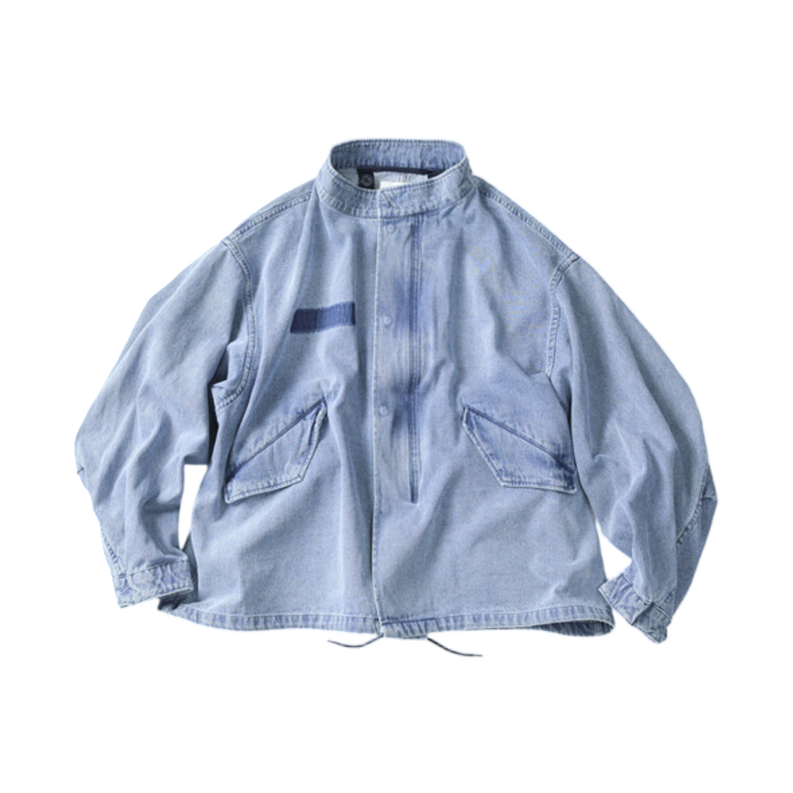 프릭스 스토어 페이디드 M-65 숏 모즈 코트 블루(Freak's Store Faded M-65 Short Mods Coat Blue)