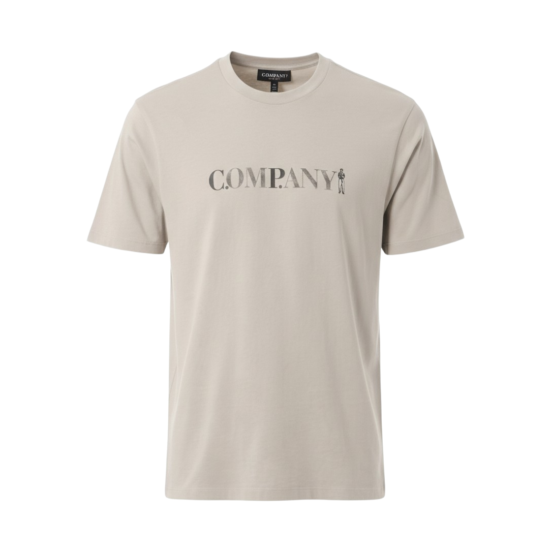 20CMTS085A005100W904 C.P. Company 30/1 Jersey Short Sleeve Chest Logo T-Shirt Dove - 26SS
