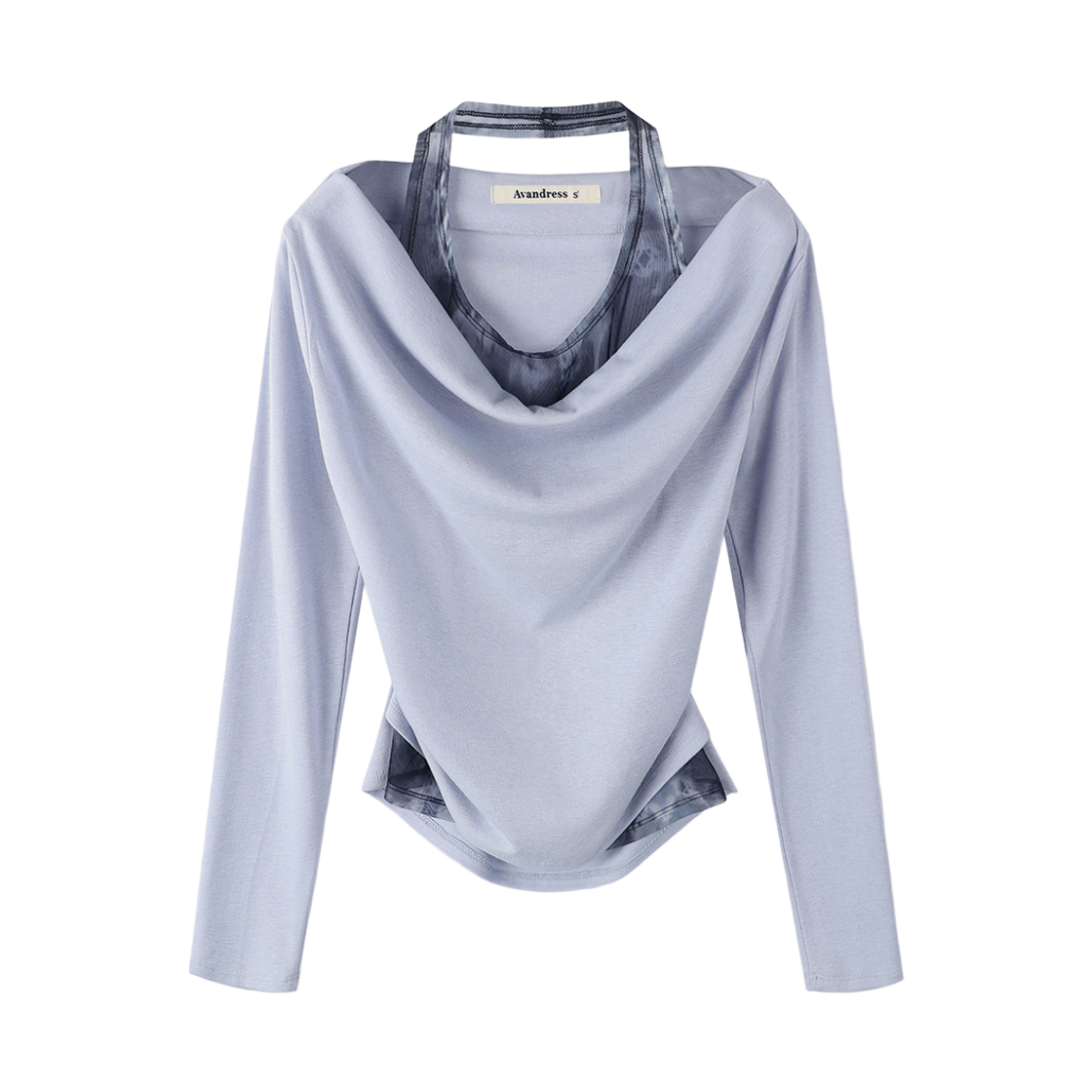 AD61TS03LAV Avandress Clara Drape Tee Lavender