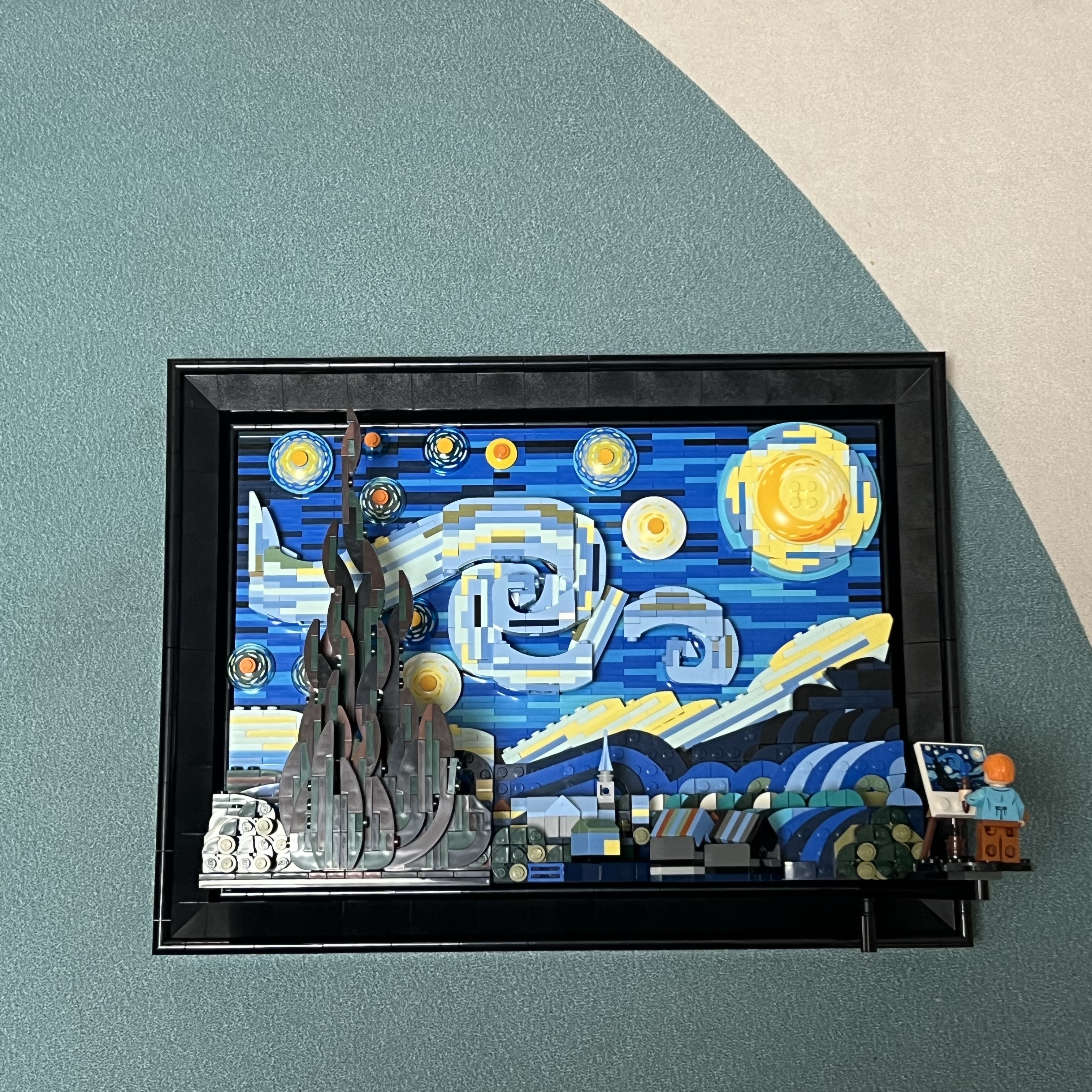 Lego Vincent Van Gogh The Starry Night 착용 스타일