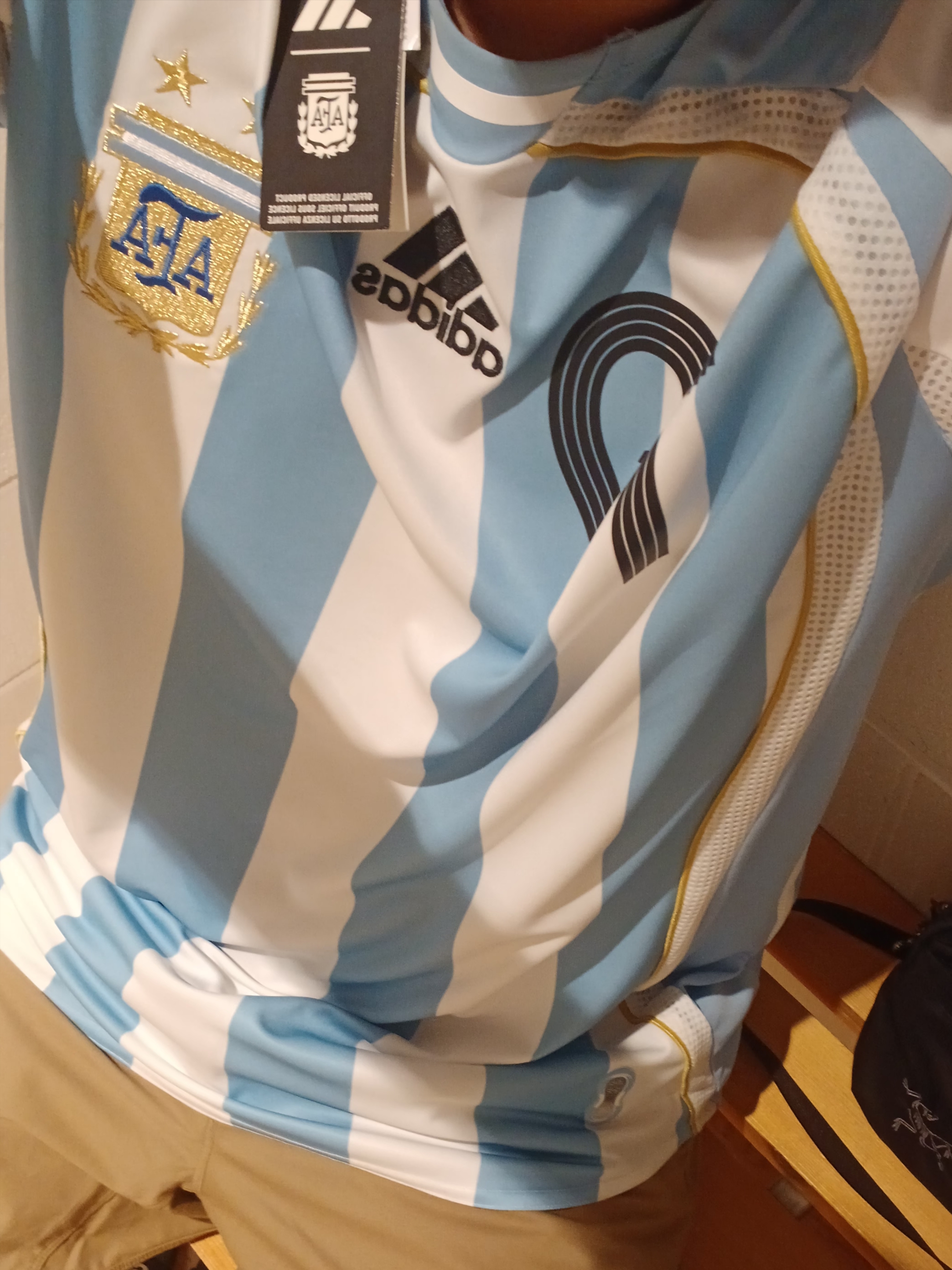 Adidas Argentina 2006 Home Jersey Messi White (Marking Ver.) - KR Sizing, Arc'teryx Heliad 6 Crossbody Bag Black 착용 스타일 - 4