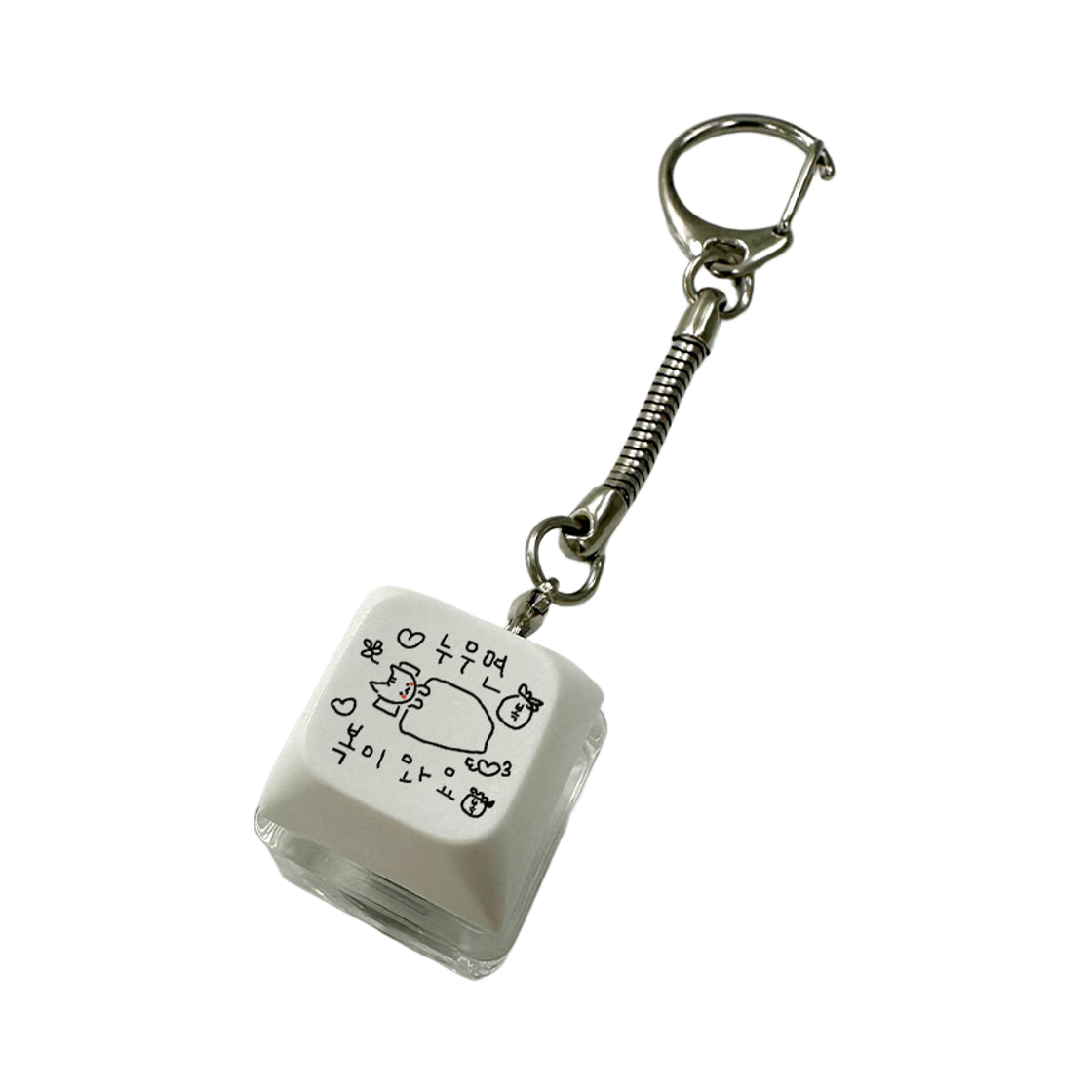 위드썸 마라 고앵이 LED 키캡 키링(1구)(Withsome Mara Goaeng-i Keycap Keyring (Single Key)) - 3