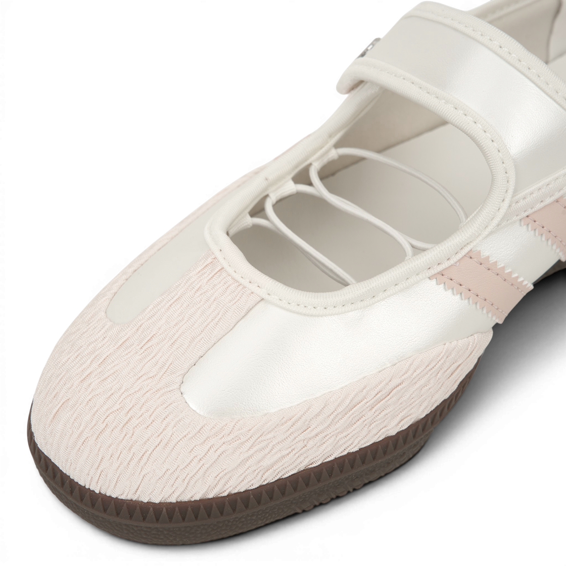 (W) 아디다스 오리지널스 삼바 제인 코어 화이트 초크 화이트((W) Adidas Originals Samba Jane Core White Chalk White) - 8