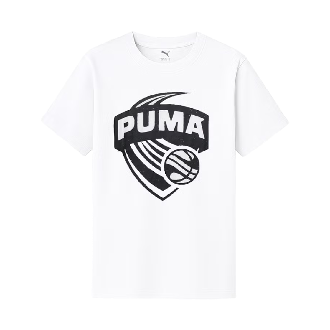 630822-02 (Kids) Puma Posterize Basketball T-Shirt White