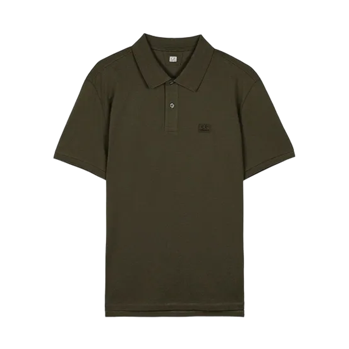 RCCMPL721A005263W683 C.P. Company Stretch Piquet Short Sleeve Polo Ivy Green - 26SS