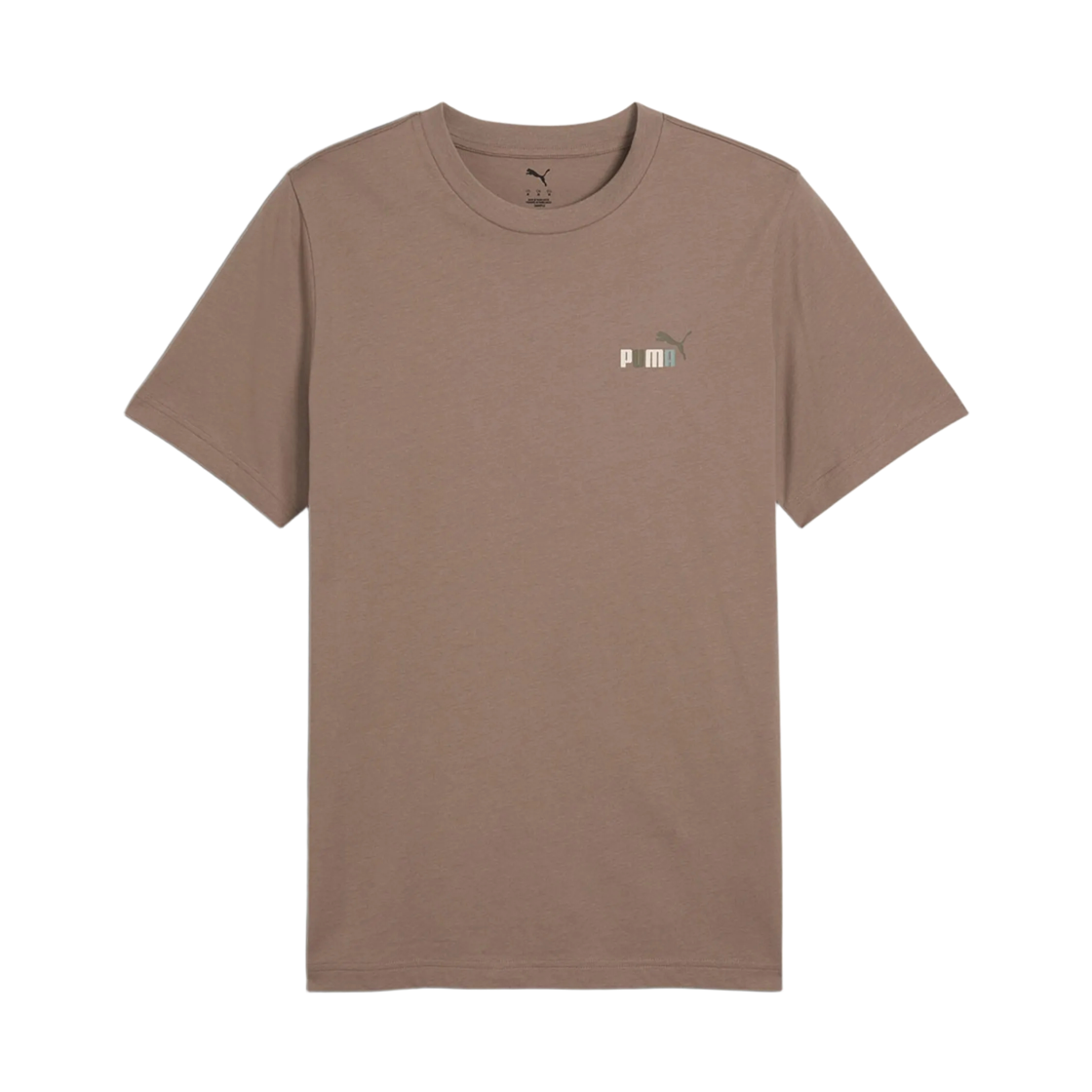 684832-93 Puma Graphic Back T-Shirt Totally Taupe