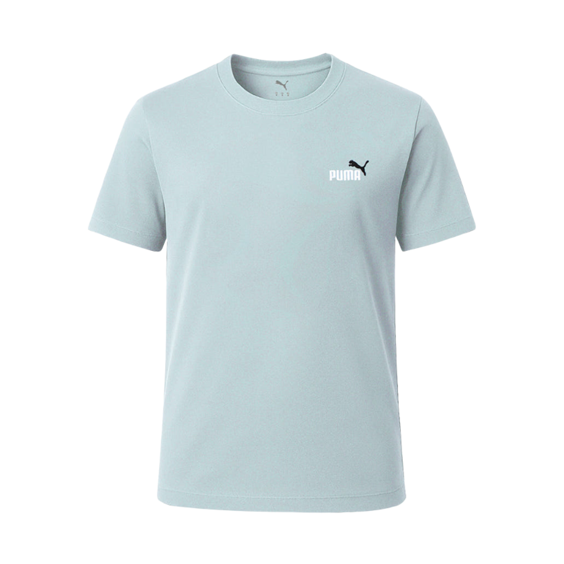 684717-67 Puma Essentials 2 Colour Small No.1 Logo T-Shirt Modern Mint