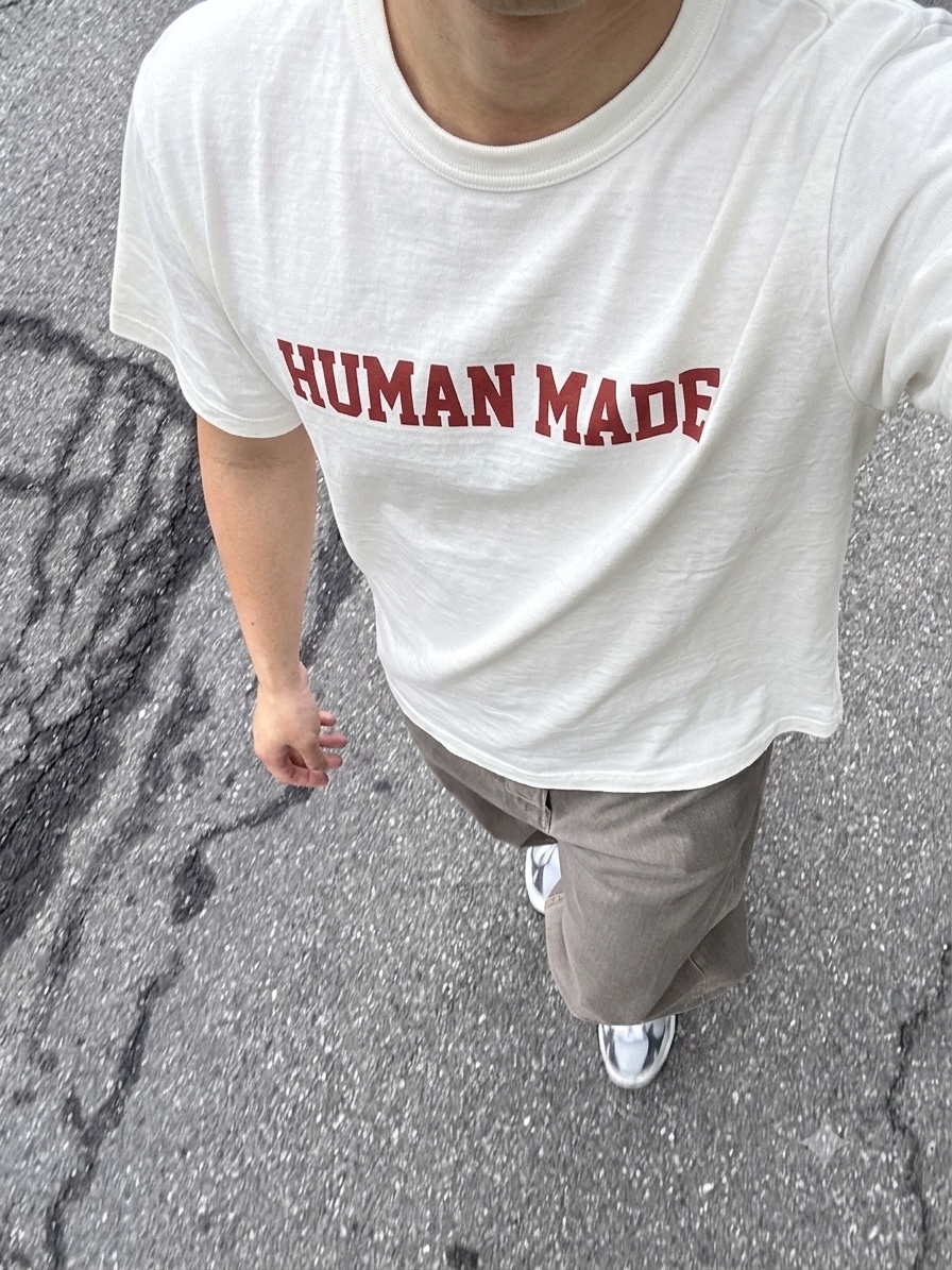 Human Made Classic T-Shirt White 착용 스타일