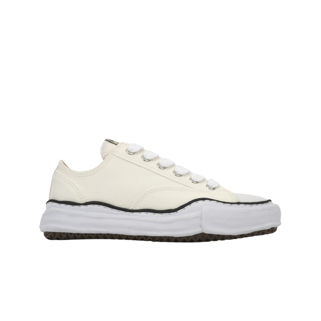 메종 미하라 야스히로 피터슨 OG 솔 캔버스 로우 스니커즈 화이트(Maison Mihara Yasuhiro Peterson OG Sole Canvas Low Sneakers White)