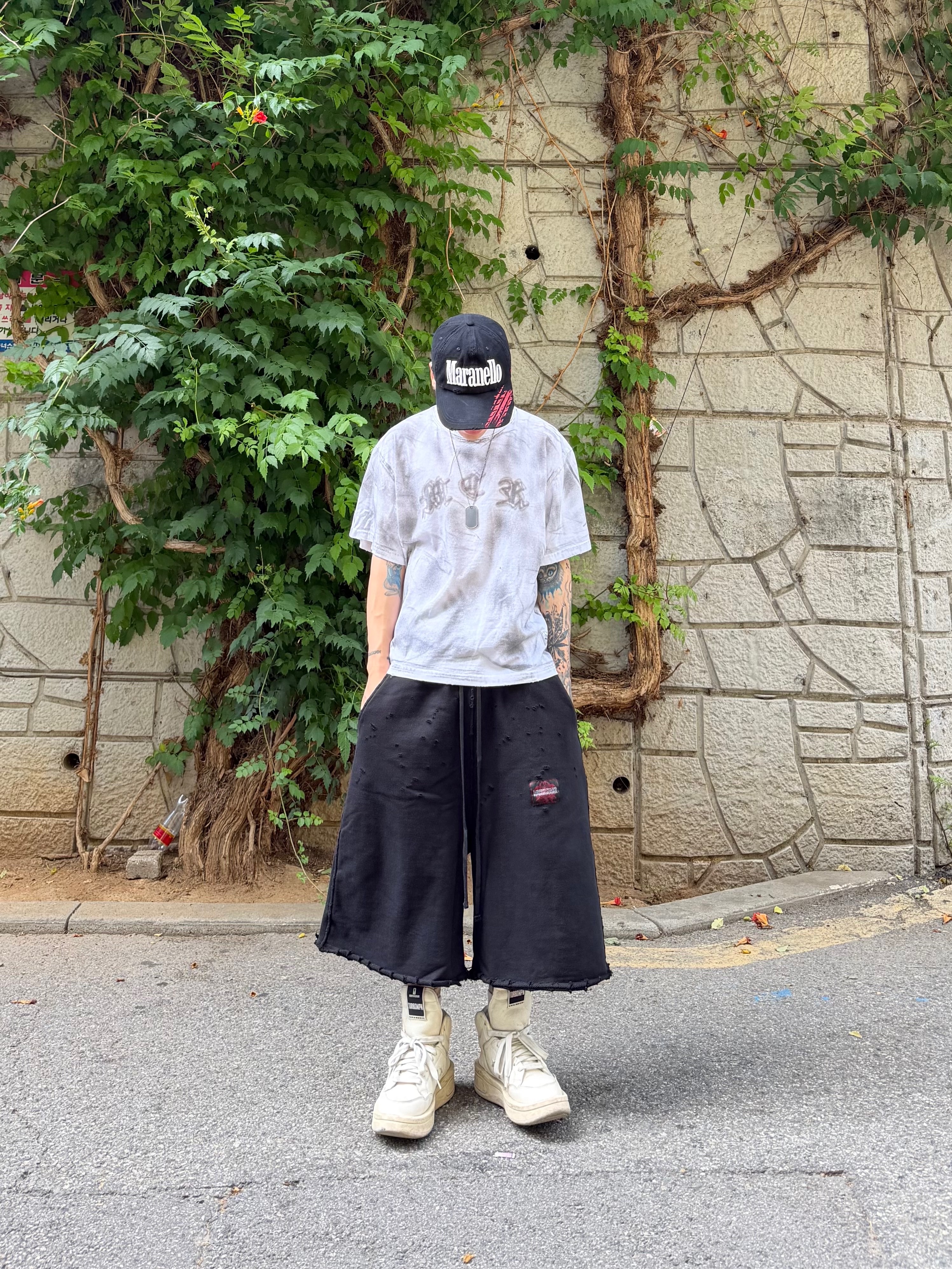 Converse x Drkshdw Turbowpn Egret 착용 스타일 - 4