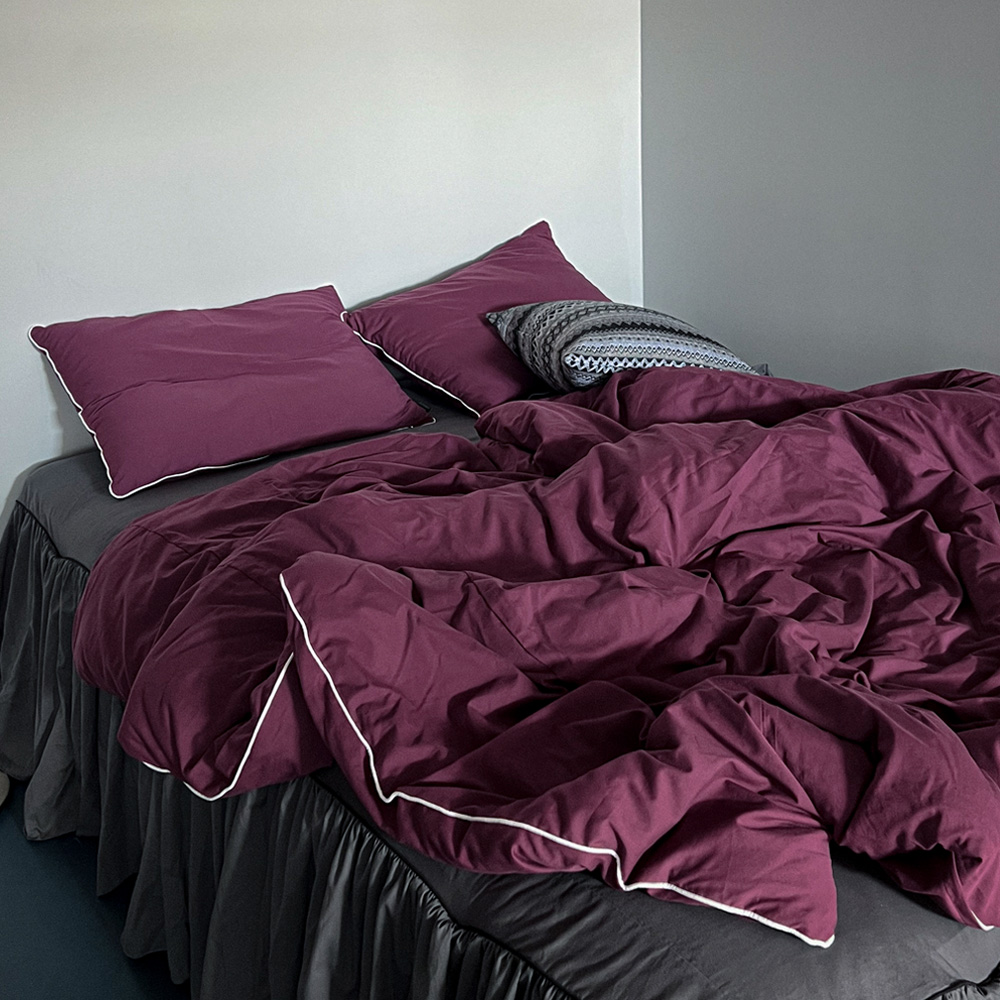 무성화 PLUM DISTRICT 텐셀 베개커버 50x70cm(MUSEONGHWA PLUM DISTRICT Tencel Pillow Cover 50x70cm) - 3