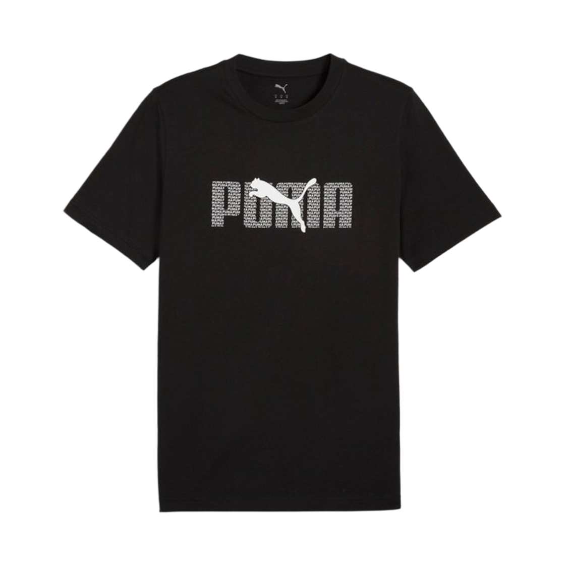 684667-01 Puma Essentials Logo Lab T-Shirt Black