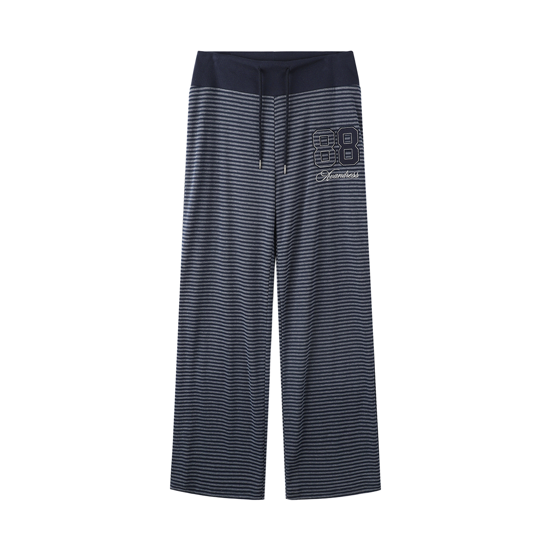 어반드레스 에디 패치 스트라이프 팬츠 네이비(Avandress Eddie Patch Stripe Pants Navy) - 2