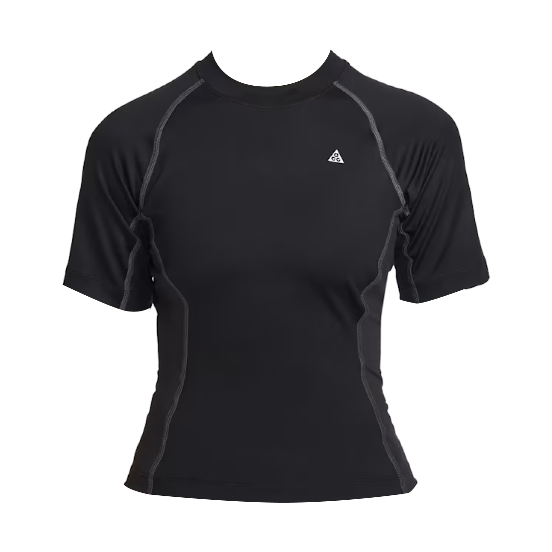 IO1461-010 (W) Nike ACG Wildsee Dri-Fit Short Sleeve Base Layer Top Black Anthracite - Asia