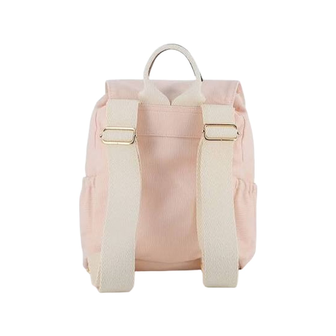 (키즈) 끌로에 로고 자수 캔버스 백팩 파스텔 핑크((Kids) Chloe Logo Embroidery Canvas Backpack Pastel Pink) - 2
