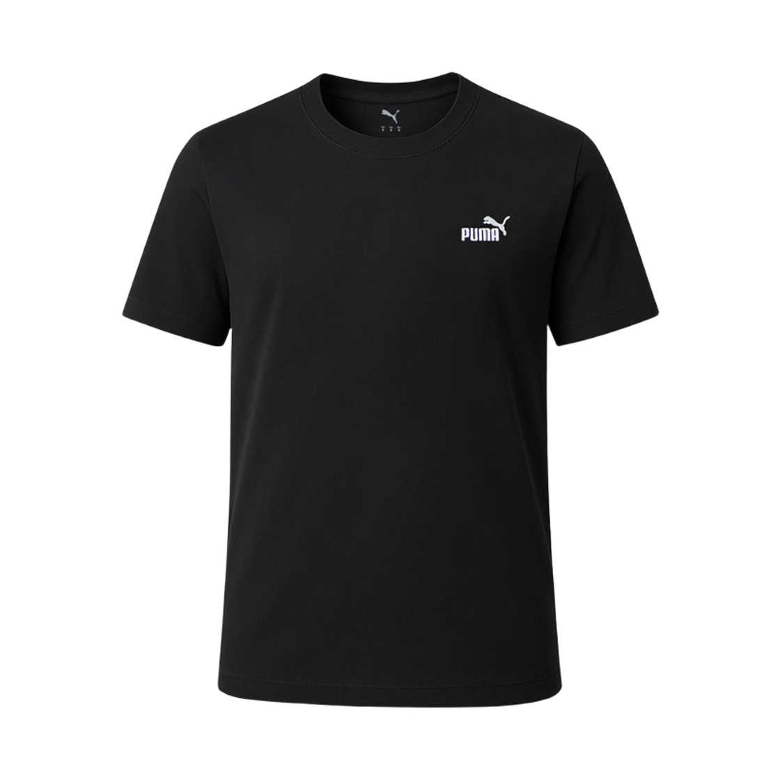 684717-01 Puma Essentials 2 Colour Small No.1 Logo T-Shirt Black
