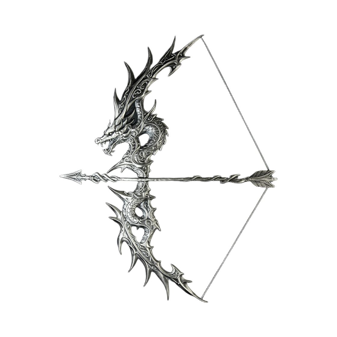 은 한국조폐공사 지신 드라코 활 무정형 메달 85.525g(Silver KOMSCO Zi:Sin Draco Bow Shaped Silver Medal 85.525g)