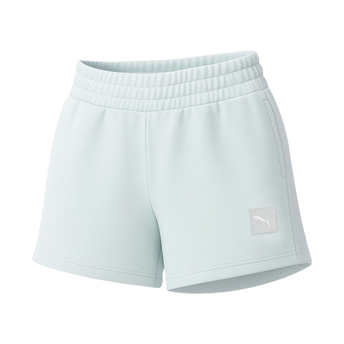 685020-50 (W) Puma Elevated Essentials 5 Inch Mid Rise Shorts Mint