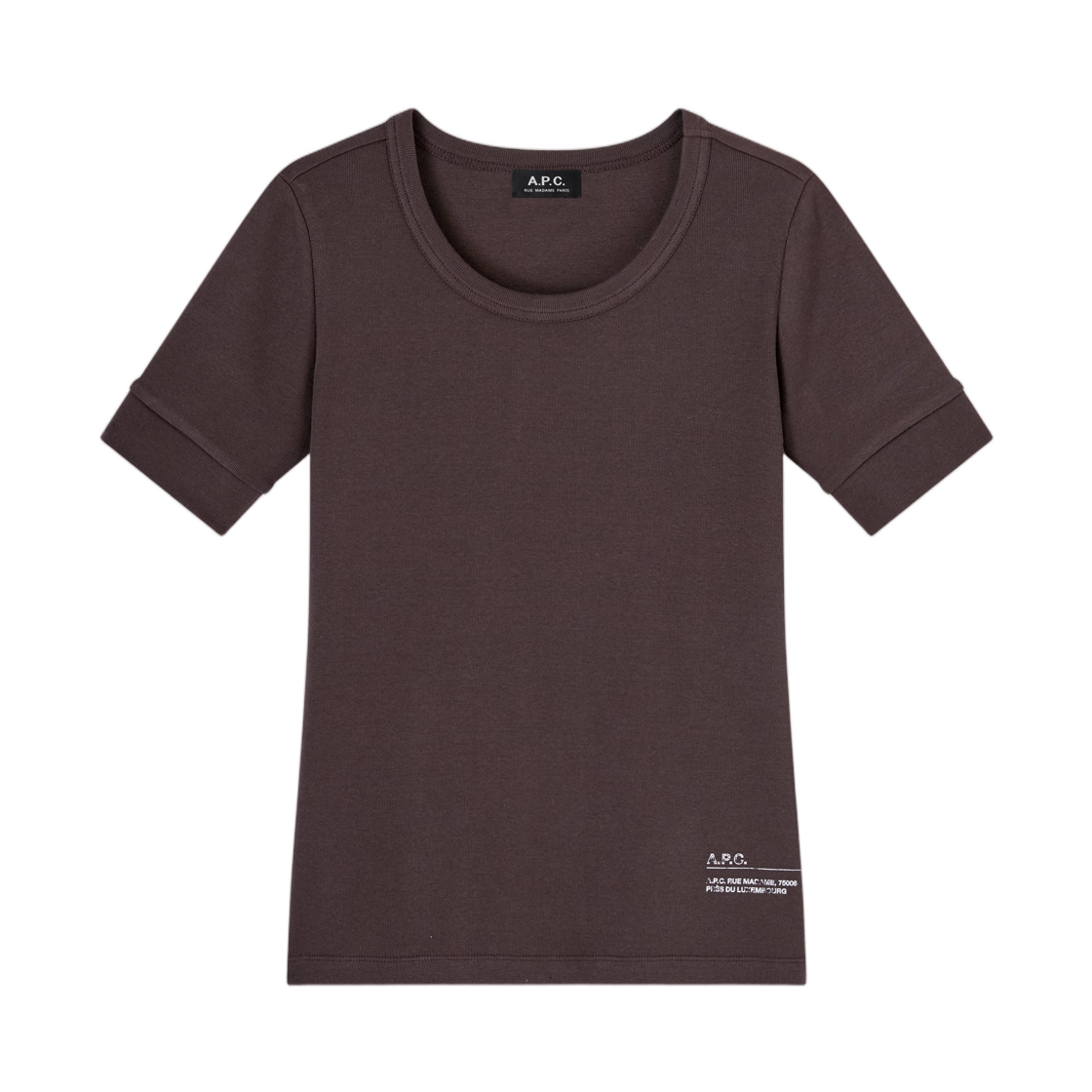 COHMW-F26561-CAA (W) A.P.C. Liza T-Shirt Marron