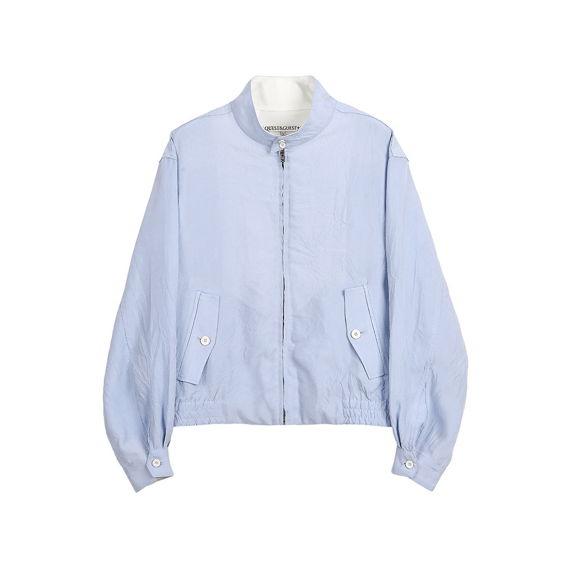 퀘스트앤게스트 링클 해링턴 자켓 이탈리안 데드스탁(QUEST&GUEST Crinkled Harrington Jacket Italian Deadstock)