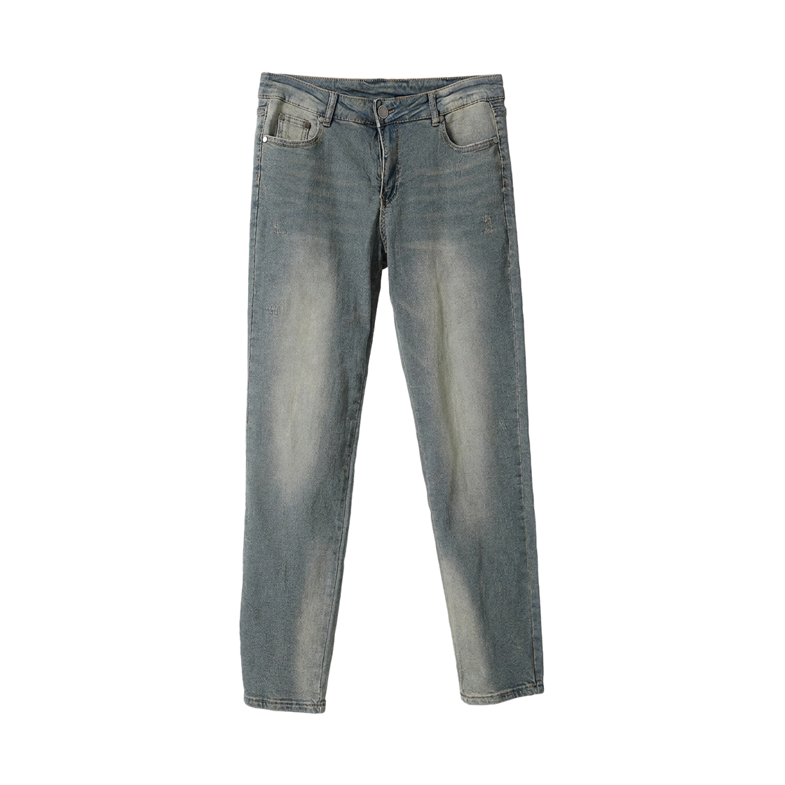 GC4204 GCLIP Slim Jeans Washed Straight Denim Pants