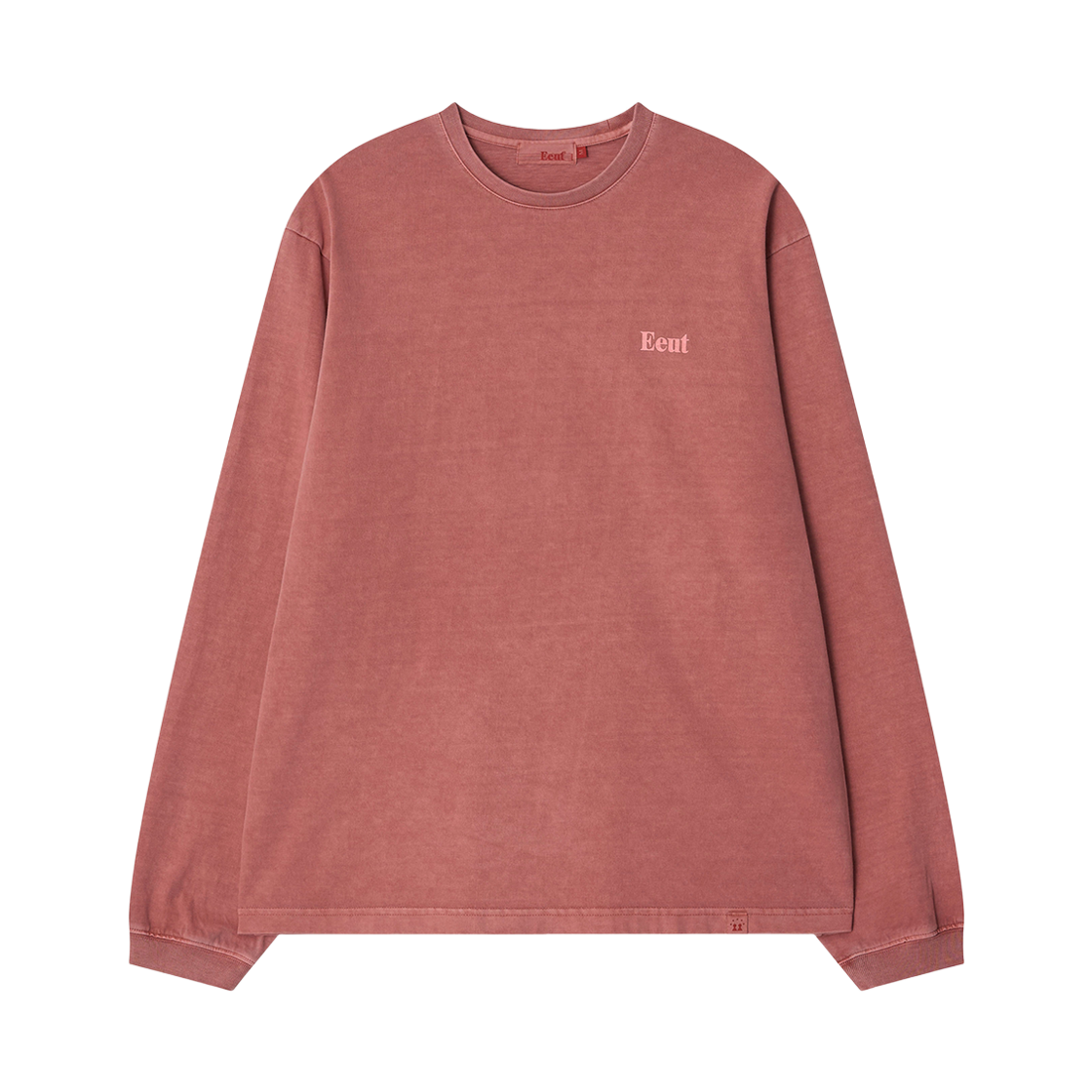 EEA1TS01RD EEUT Pigment Dyed Long Sleeve Red