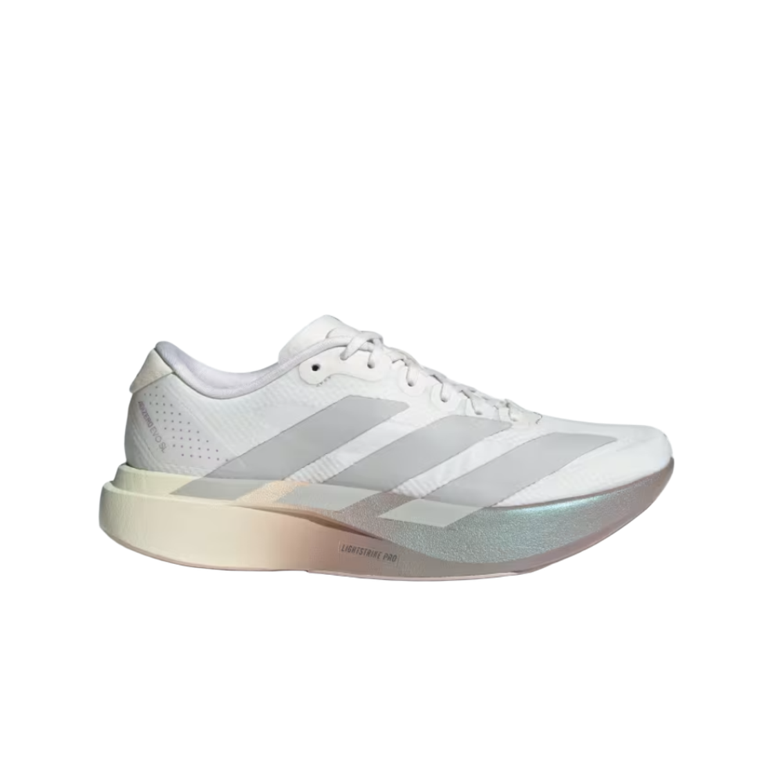 KJ2552 (W) Adidas Adizero EVO SL Crystal White Grey Two