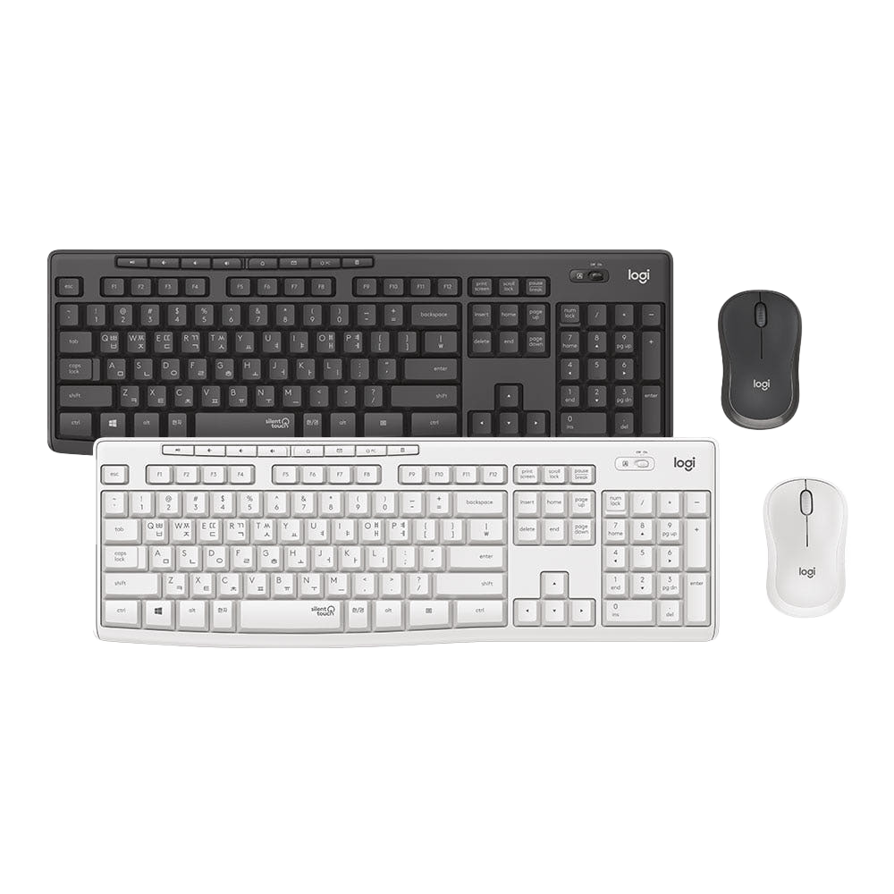 로지텍 MK295 Sience 무선 키보드 마우스 세트(2 컬러)(Logitech MK295 Silent Wireless Keyboard & Mouse Combo)