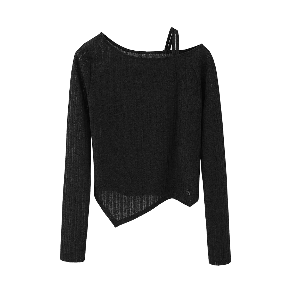 AD61TS11BK Avandress Nita Unbalance Golji Tee Black