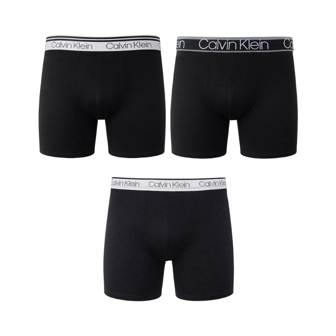 NP2837O001 Calvin Klein Micro Stretch 3-pack Trunks Black