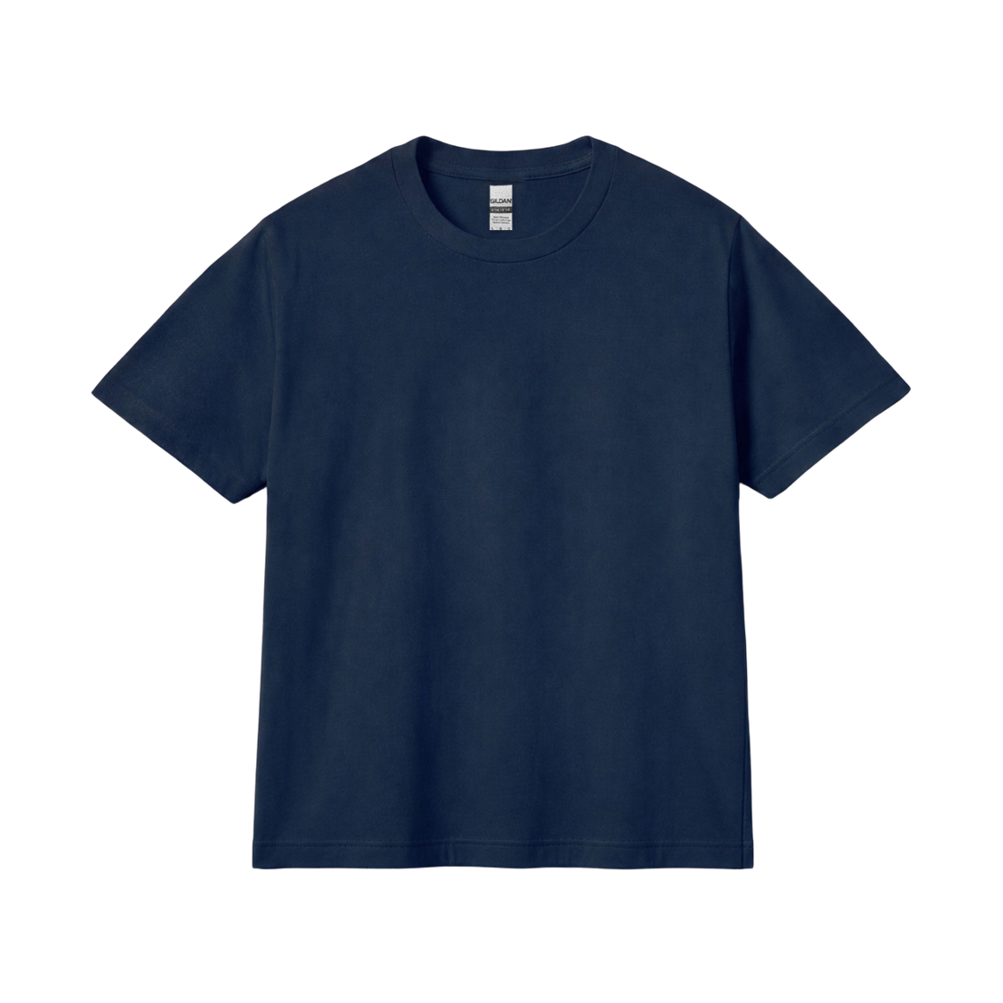 길단 세미 크롭 티셔츠 네이비(Gildan Semi-cropped T-shirt Navy) - 1