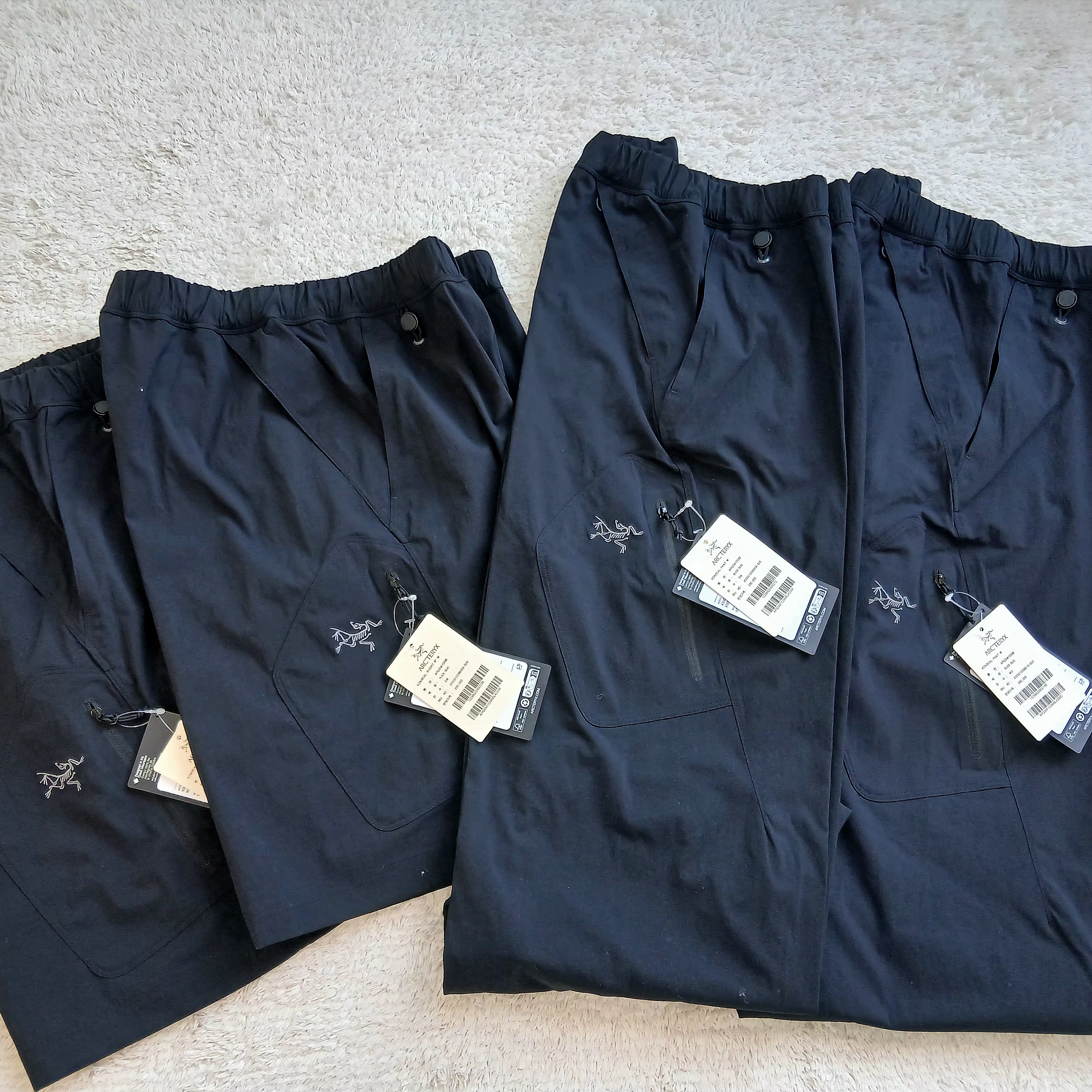 Arc'teryx Konseal Shorts 9 Inch Black, Arc'teryx Konseal Pants Black 착용 스타일 - 1