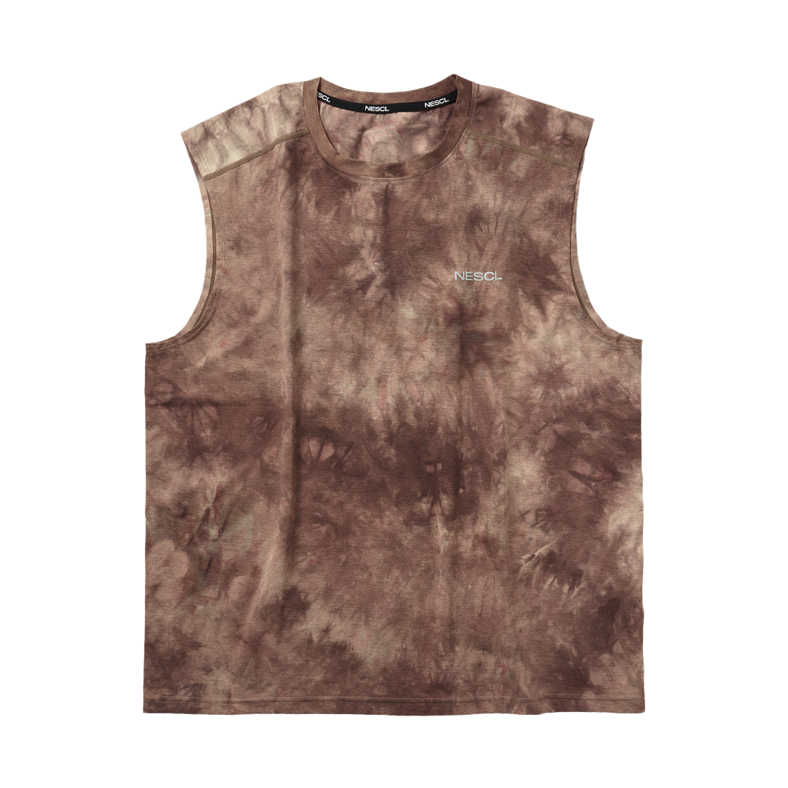 네거티브 스플릿 클럽 기능성 소로나 마블 싱글렛 브라운(negative split club Functional Sorona Marble Singlet Brown)