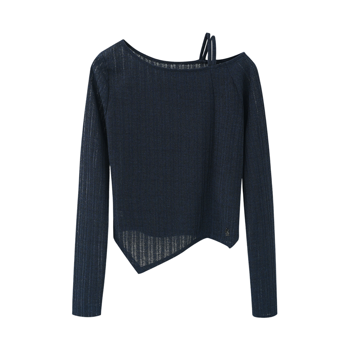 AD61TS11NV Avandress Nita Unbalance Golji Tee Navy