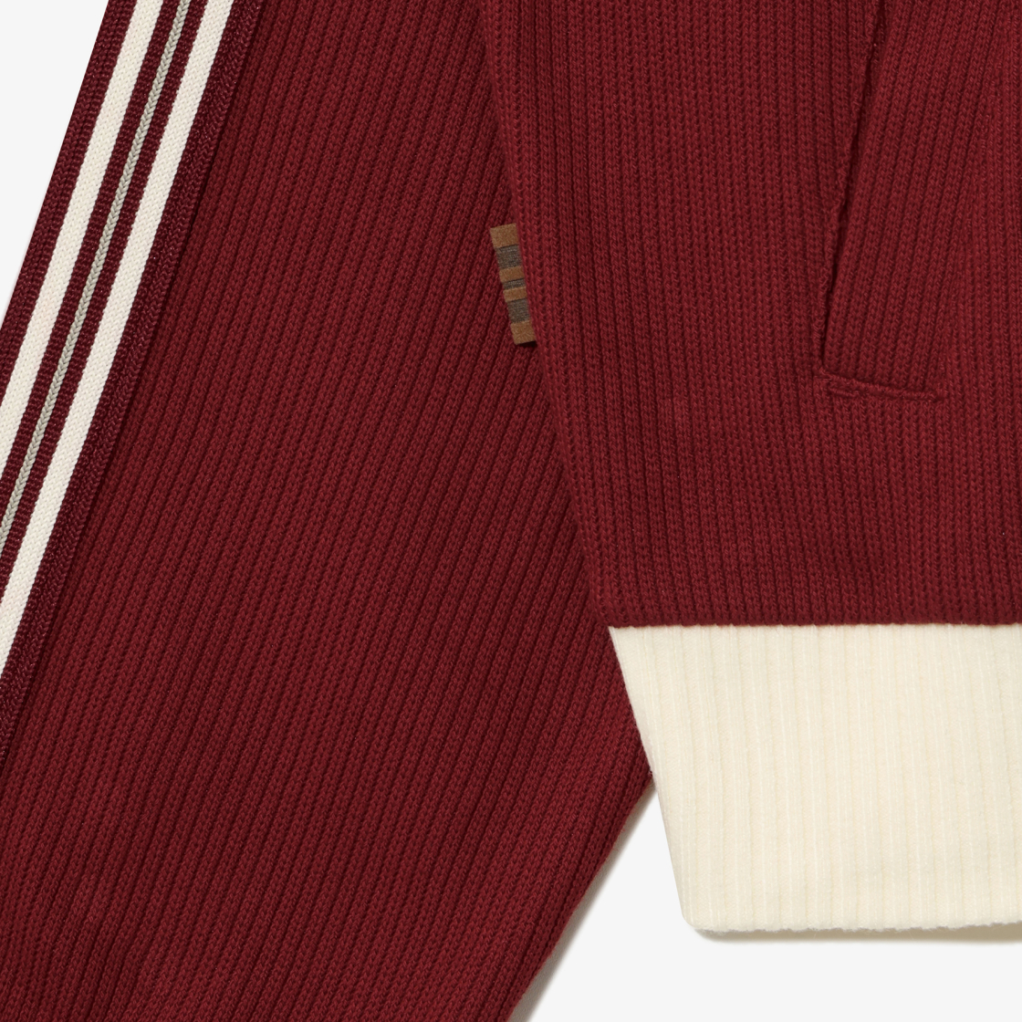 [6% 적립] 휠라 1911 여성 니트트랙 집업 다크 레드([6% 적립] FILA 1911 Women knit Track Zip-Up Dark Red) - 6