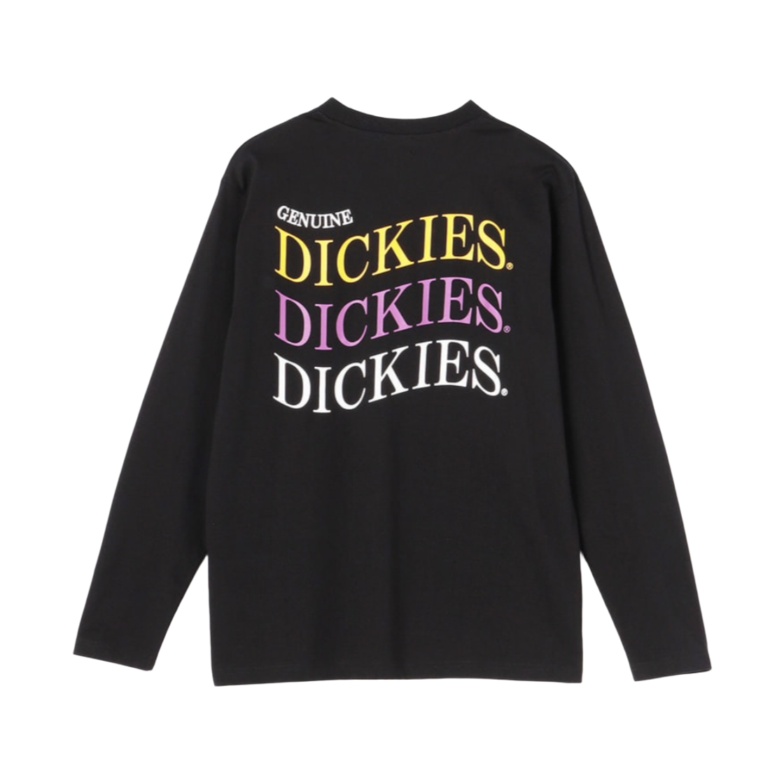 제뉴인 디키즈 백 로고 프린트 롱슬리브 티셔츠 블랙(Genuine Dickies Back Logo Print Long Sleeve T-Shirt Black)