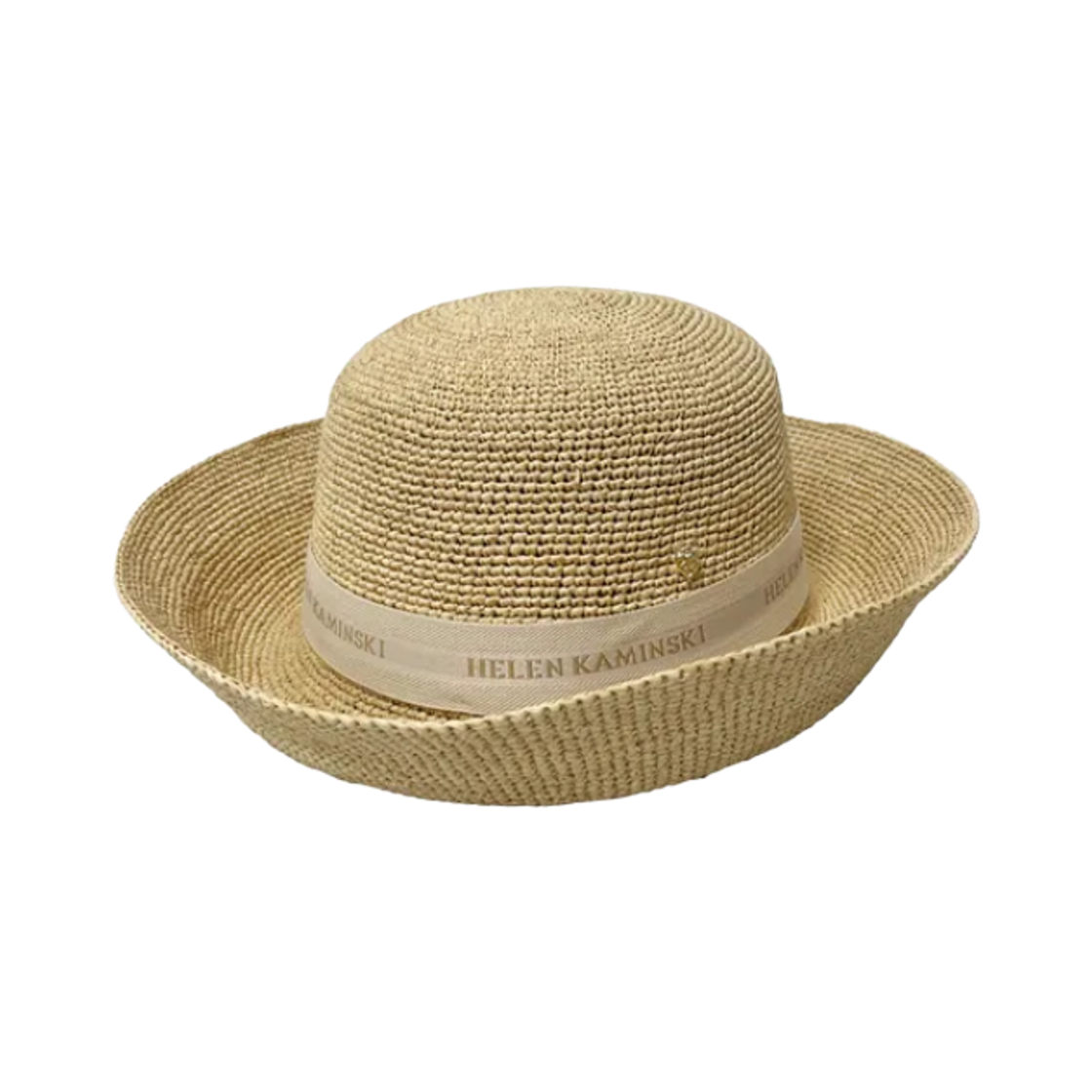 헬렌 카민스키 프로방스 로고 10 라피아 햇 내츄럴(Helen Kaminski Provence Logo 10 Raffia Hat Natural)