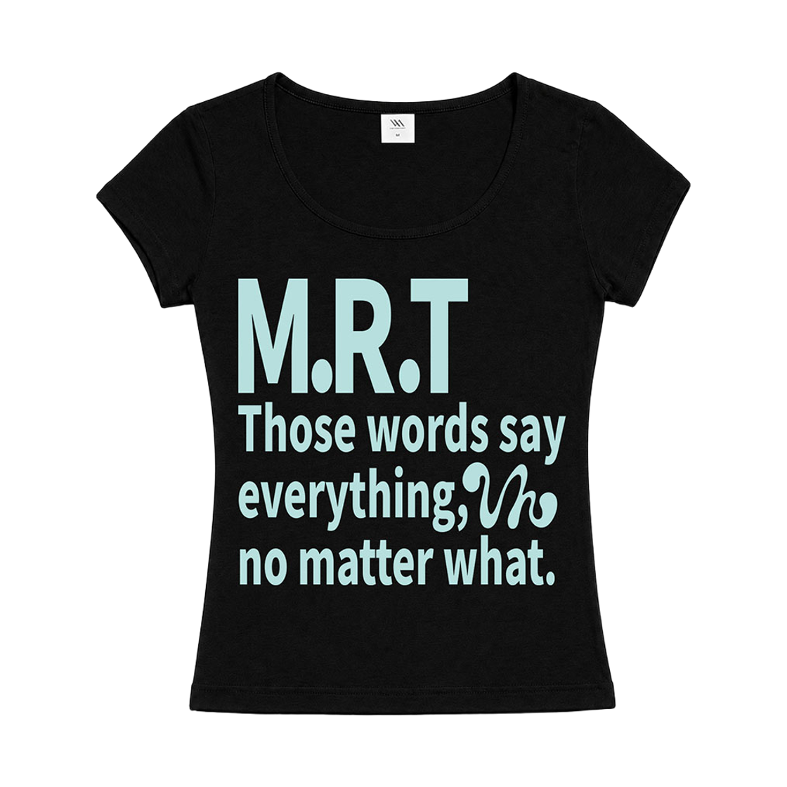 벤힛 MRT 비비드 유넥 슬림핏 반팔티 블랙(venhit MRT Vivid U-Neck Slim Fit Short Sleeve T-Shirt Black) - 1