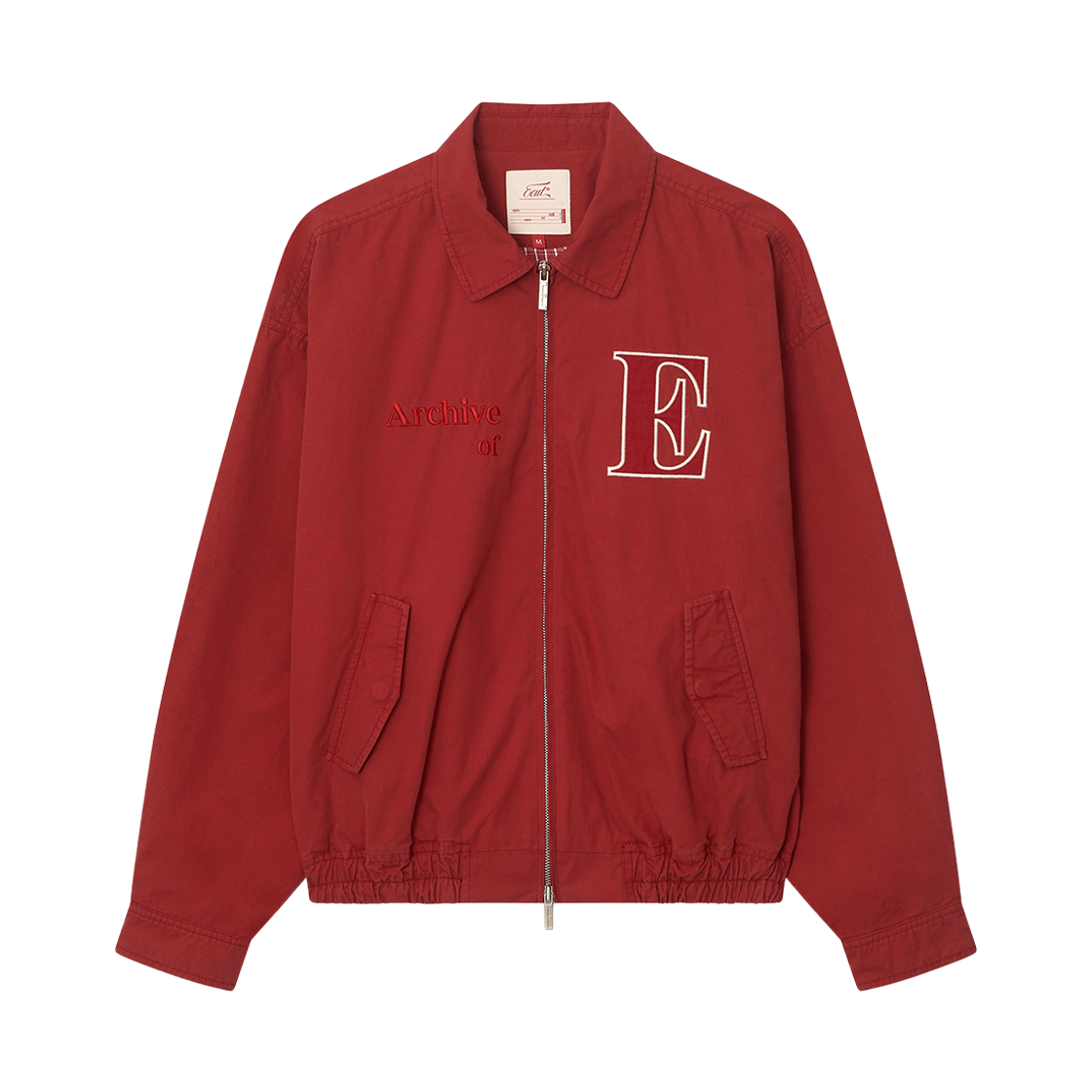 EEA1JK04RD EEUT Washed Cotton Blouson Jacket Red