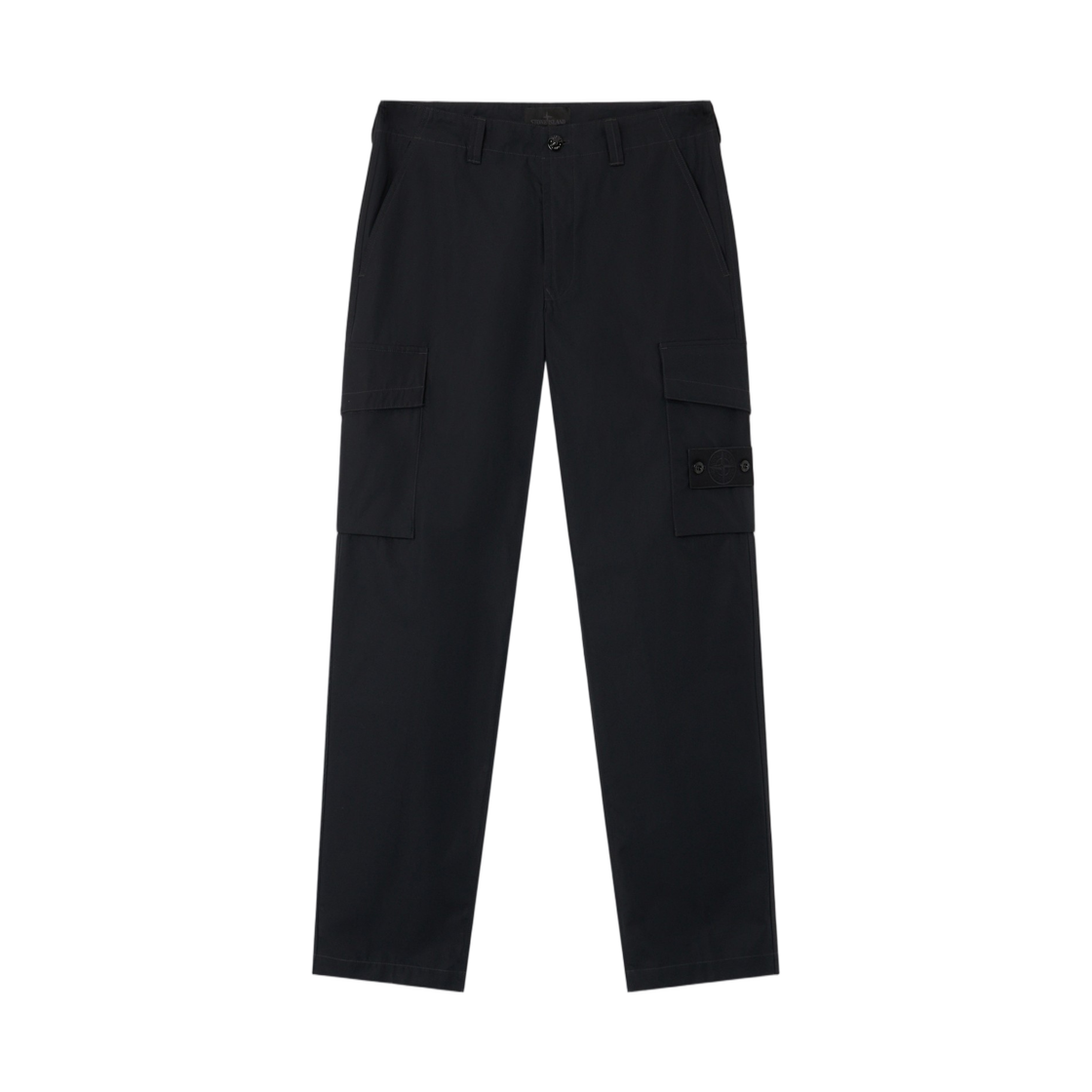 L2S1531000-21S0F01-V0029 Stone Island 3100021 All-Weather Cotton Canvas_S.I. Ghost Regular-Fit Cargo Trousers Black - 26FW