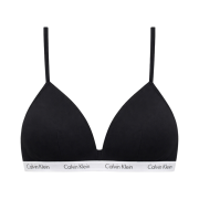 (W) Calvin Klein Carousel Lightly Lined Triangle Bralette Black