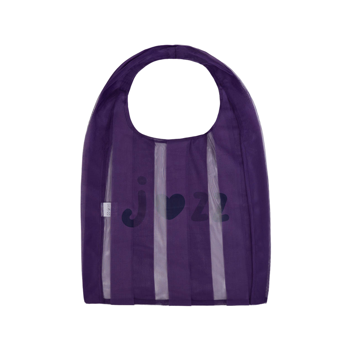 재즈앤바 재즈 러브 비치 메쉬 백 스트라이프 퍼플(JAZZANDBAR Jazz Love Beach Mesh Bag Stripe Purple) - 2