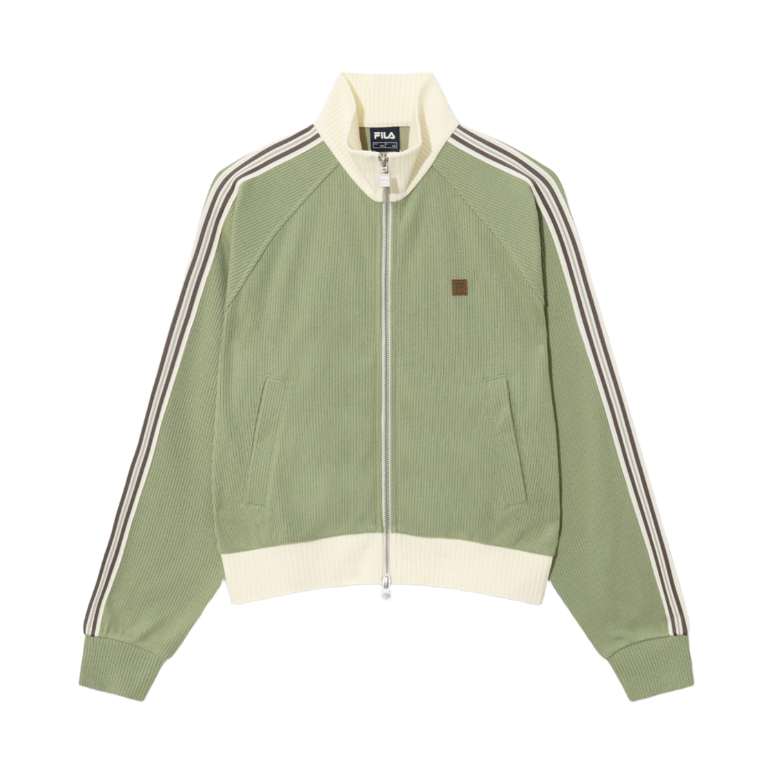 [6% 적립] 휠라 1911 니트트랙 집업 라이트카키([6% 적립] FILA 1911 Knit Track Zip-up Light Khaki) - 1