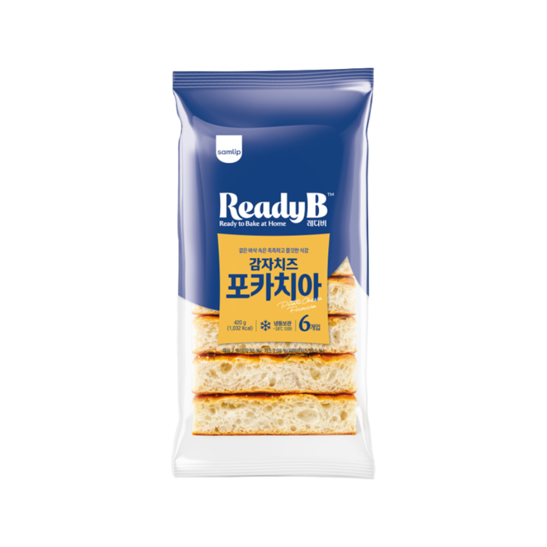 삼립 레디비 감자치즈포카치아 2봉 (12입)(Samlip Ready Bee Potato Cheese Pocaccia 2 bags (12 pieces)) - 1